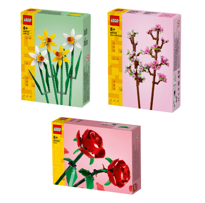 LEGO Le Flowers - Flowers Bundle 1 LEGO