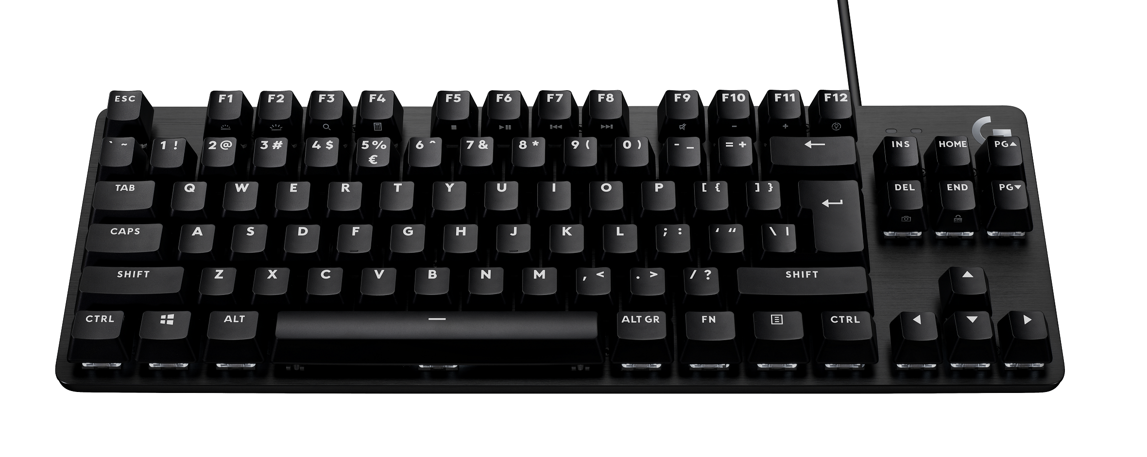 Logitech – G413 TKL SE mechanische Gaming-Tastatur – Schwarz (Nordic)
