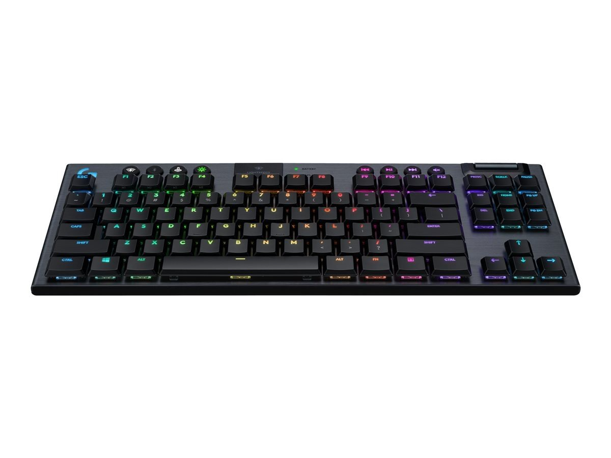Logitech - G915 TKL Clicky Gaming-Tastatur - Nordisches Layout 