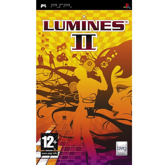 Lumines II – PSP – PAL-forside med PEGI 12