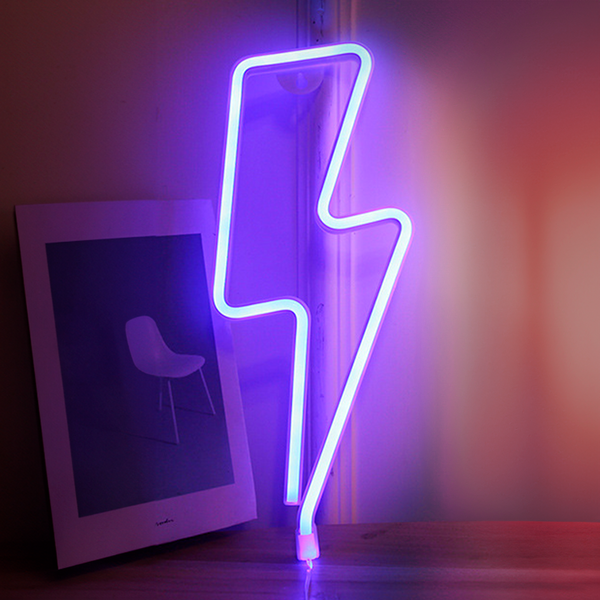 Lyn Led neon Lampe Blå