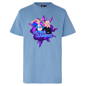 Ultra Gaming Tee - Lyseblå Ultra Gaming