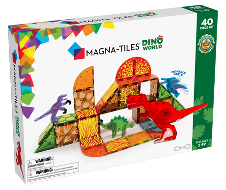 Magna-Tiles - Dino World 40 pcs set (90232) Magna Tiles
