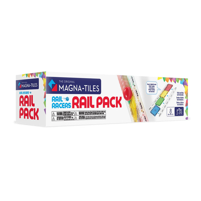 MAGNA-TILES - Magnetic Tracks for Ball Run - 8 PCS(90465) Magna Tiles