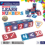 MAGNA-TILES® - Learn Numbers and Math - 56 microMAGS pieces (90464) Magna Tiles