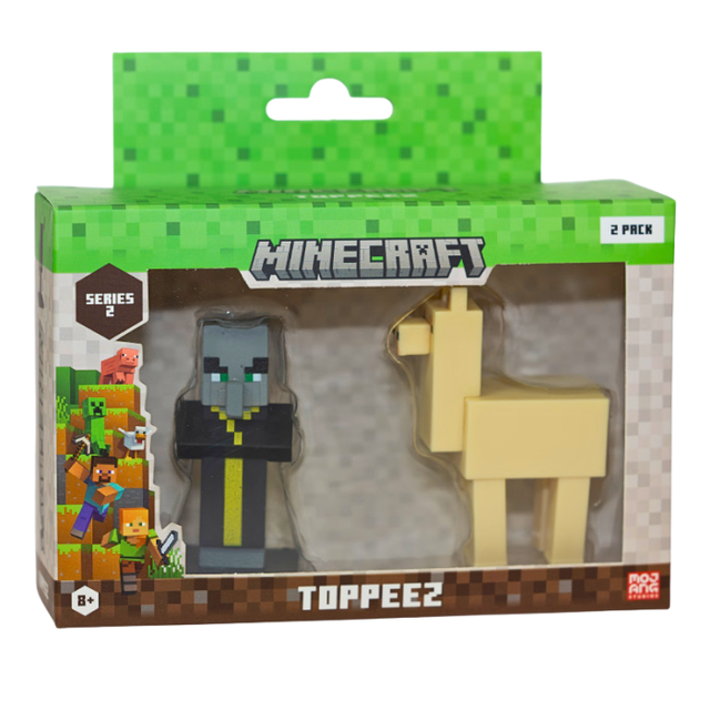 Minecraft - 3D 6 cm Figure 2 pack window box S2 - Evoker & Llama Minecraft