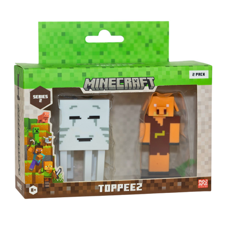 Minecraft - 3D 6 cm Figure 2 pack window box S2 - Happy Gast & Pigling Minecraft