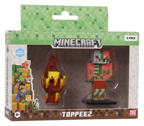 Minecraft - 3D Figure 2 pack -  Blaze & Zombiefied Piglin Minecraft