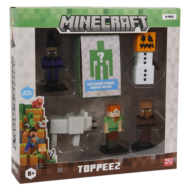 Minecraft -3D Figure 6 pack - Style 2 Minecraft