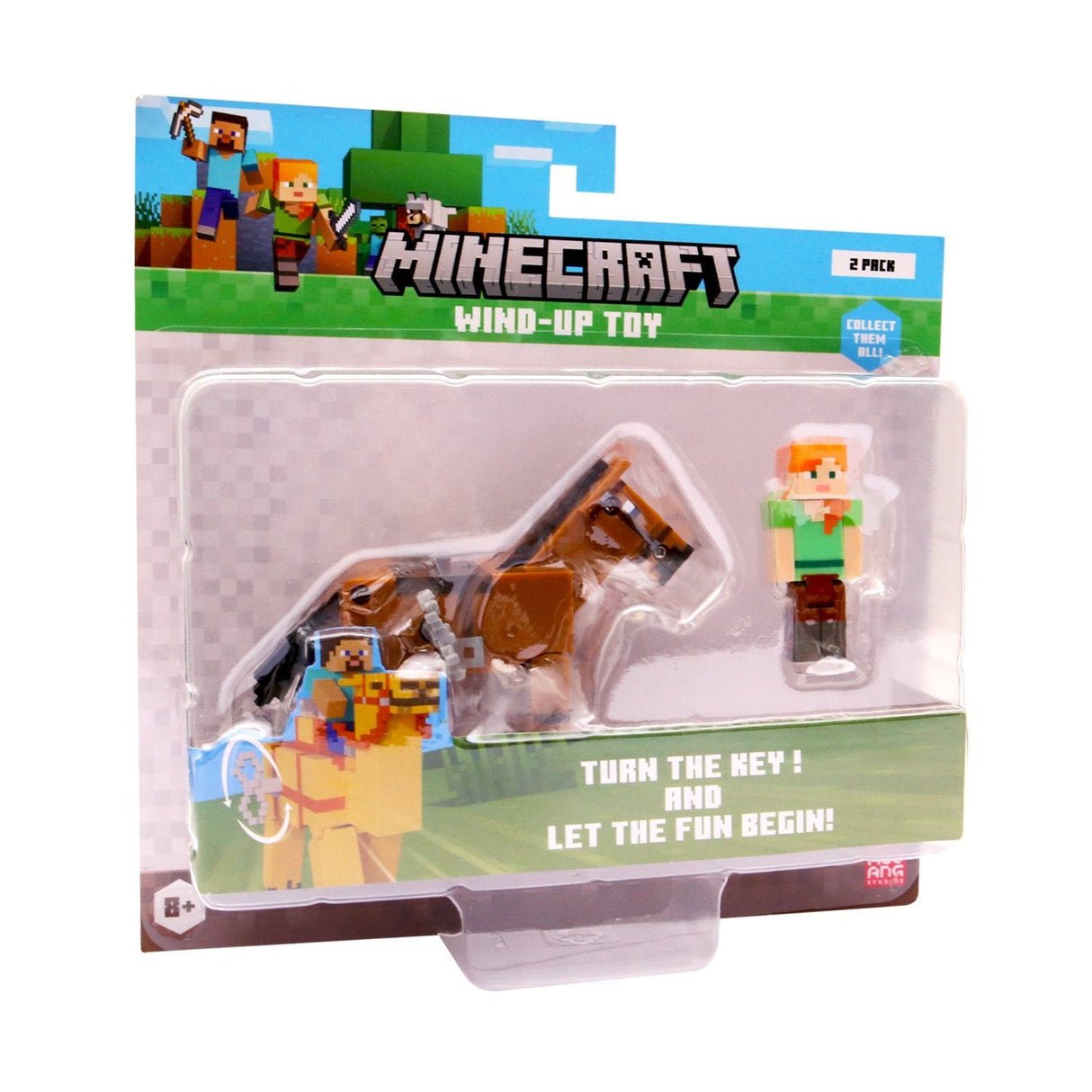 Minecraft - 3D Wind-Up Toy - Horse Minecraft