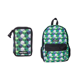 Minecraft – Backpack 38x28x13 cm + Filled Double Decker (bundle) Stor