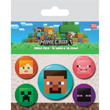 Minecraft - Faces Badge Pack Minecraft