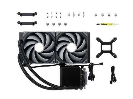 TRYX PANORAMA 280mm AIO Liquid Cooler Sort TRYX