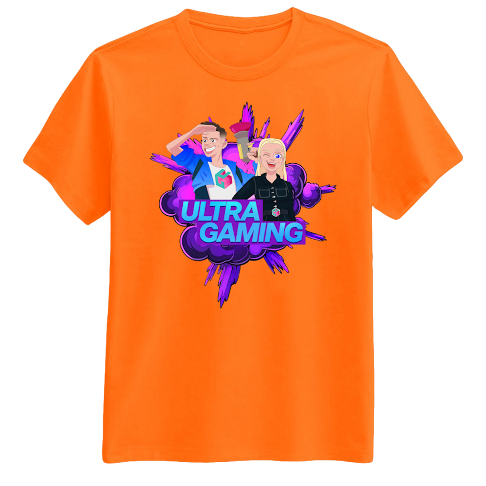 Ultra Gaming Tee - Orange Ultra Gaming