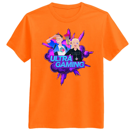 Ultra Gaming Tee - Orange Ultra Gaming