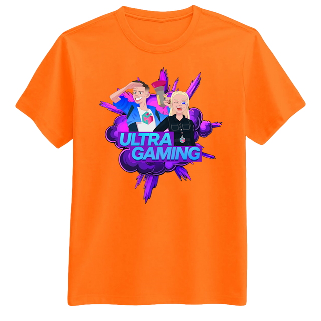 Ultra Gaming Tee - Orange Ultra Gaming
