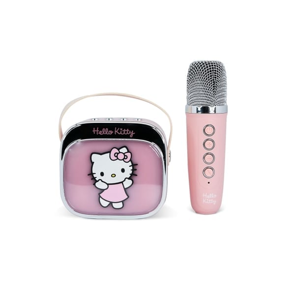 OTL - Light Up Wireless Karaoke Speaker W/ Microphone - Hello Kitty OTL