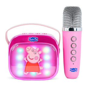 OTL - Light Up Wireless Karaoke Speaker W/ Microphone - Peppa Pig OTL