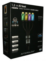 PDP Quad HDMI Cable 6' AfterGlow (Green/Gold/Lilac/Blue) PDP