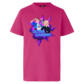 Ultra Gaming Tee - Lyserød Ultra Gaming