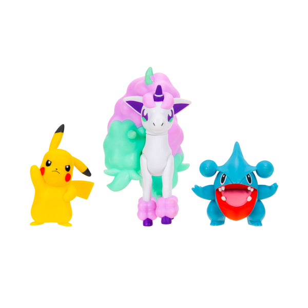 Pokémon - Battle Figure 3 pack - Pikachu, Gible & Ponyta (PKW4097)