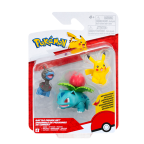 Pokémon - Battle Figure 3 Pack Pikachu, Ivysaur & Deino (PKW4561) Pokémon