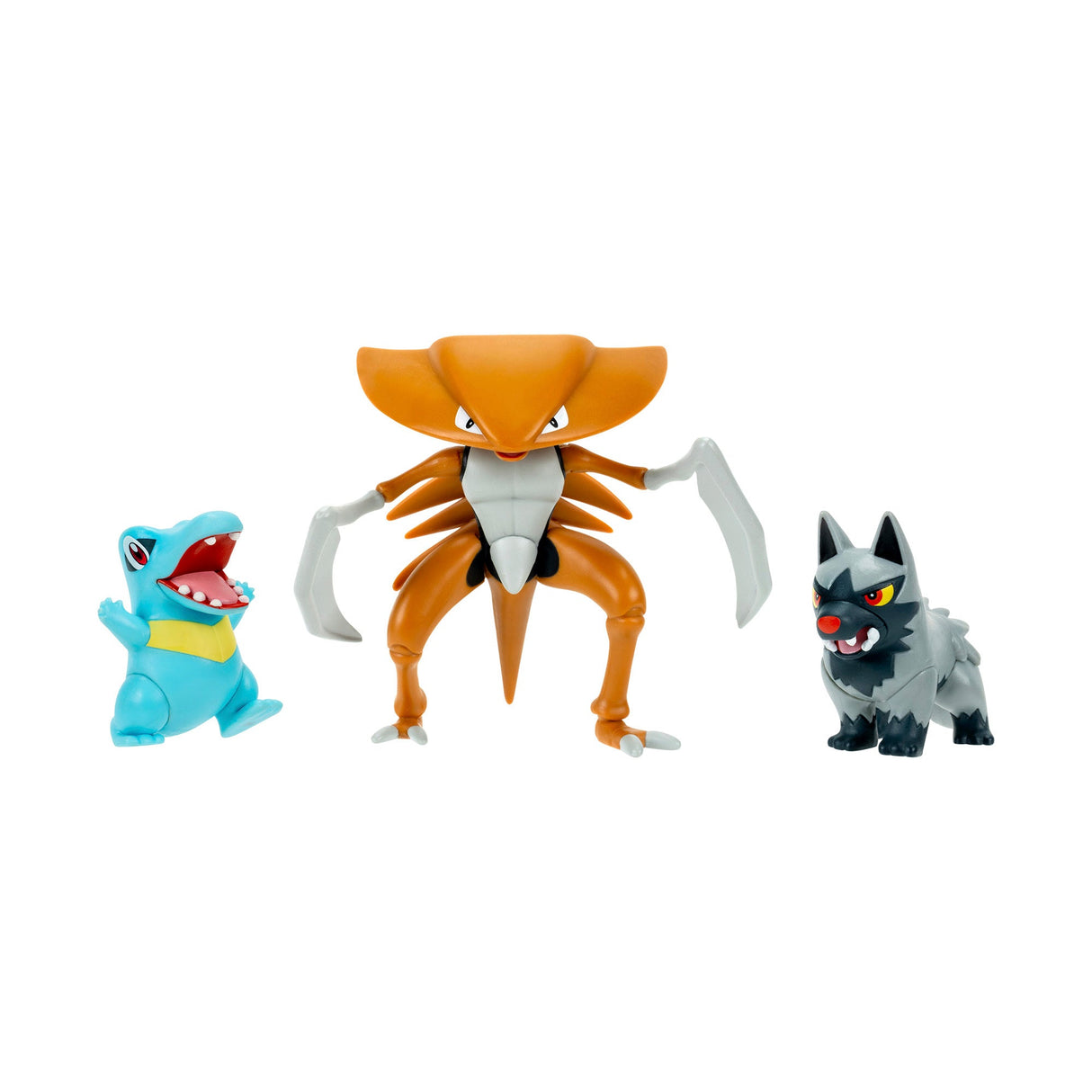 Pokémon - Battle Figure 3 PK Poochyena, Totodile & Kabu (PKW4554) Pokémon