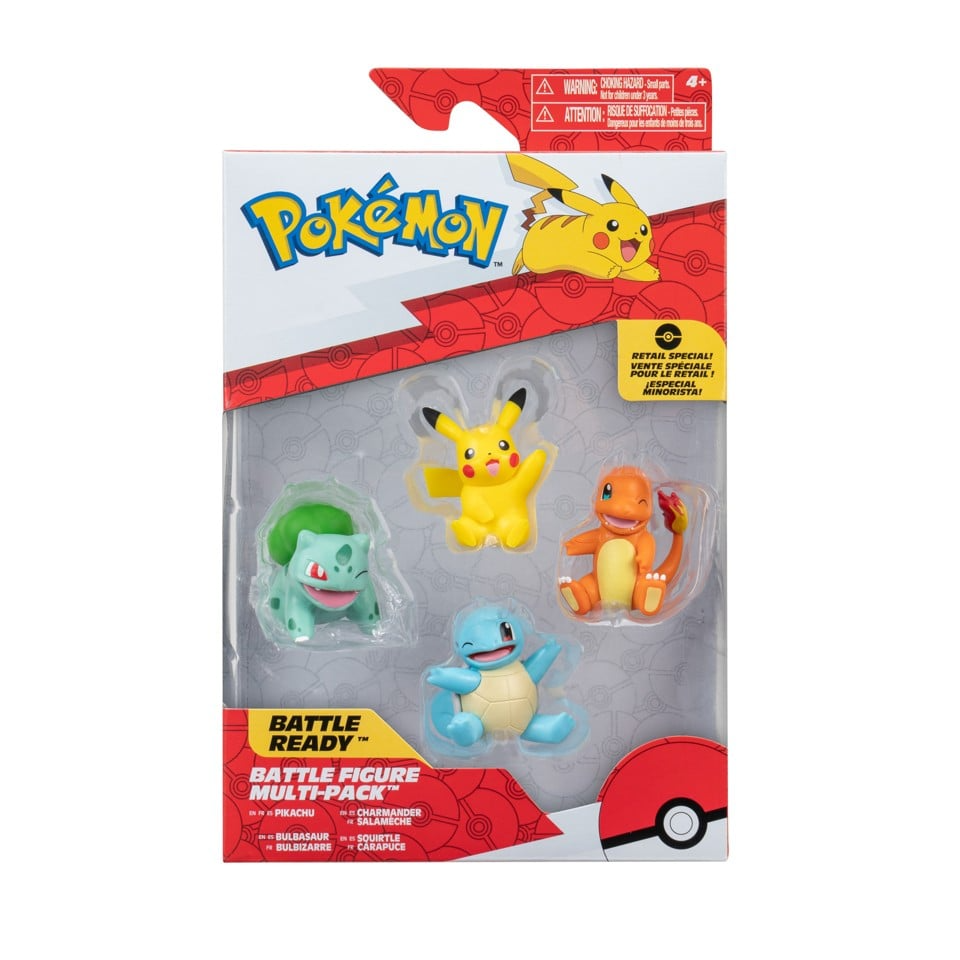 Pokémon - Battle Figure - 4 pk (PKW2977)