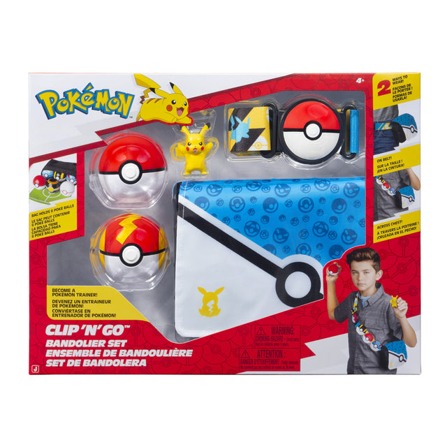 Pokémon - Clip N Go Bandolier Set - Pikachu Pokémon
