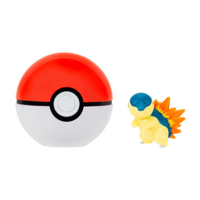 Pokémon - Clip N Go Cyndaquil with Poke Ball (PKW4608) Pokémon