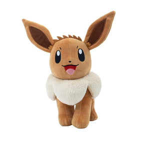 Pokémon Eevee plysbamse 30 cm fra Jazwares i stående positur