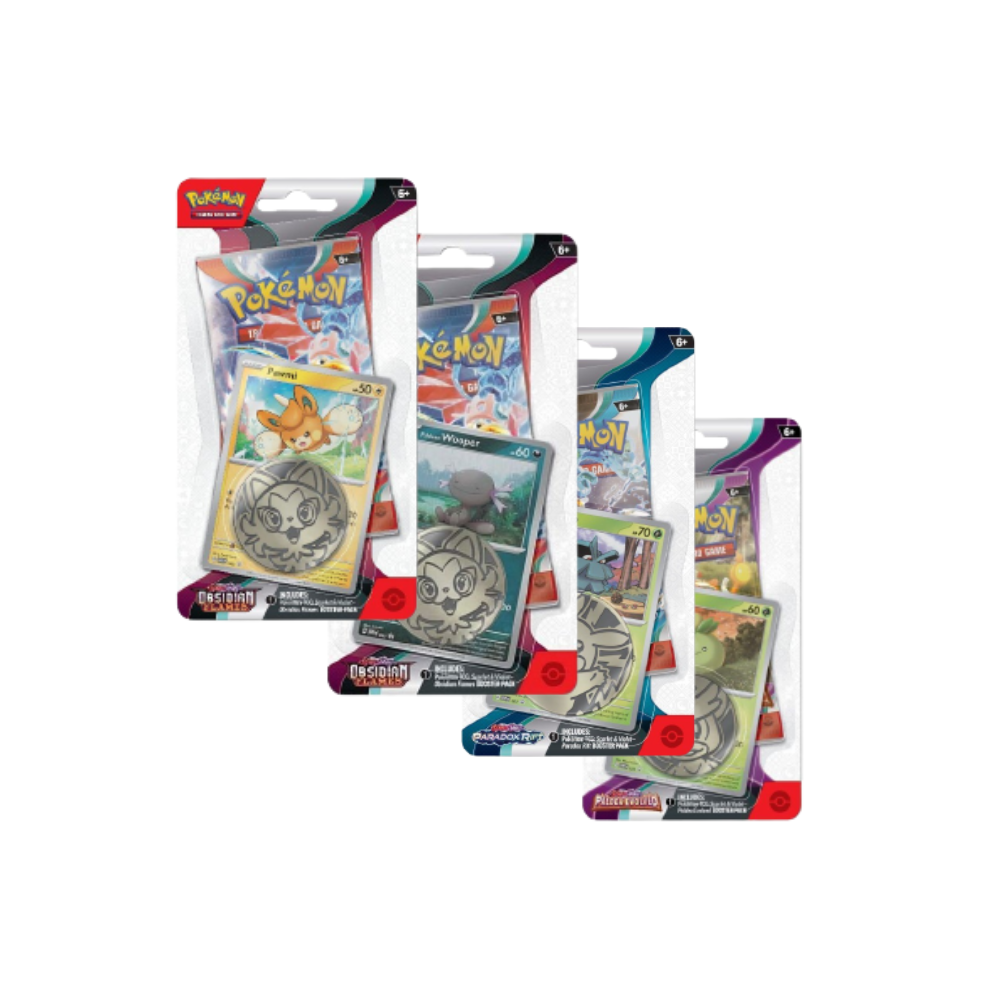 Pokemon Scarlet & Violet – Obsidian Flames - Checklane Blister (4 pcs) Pokémon