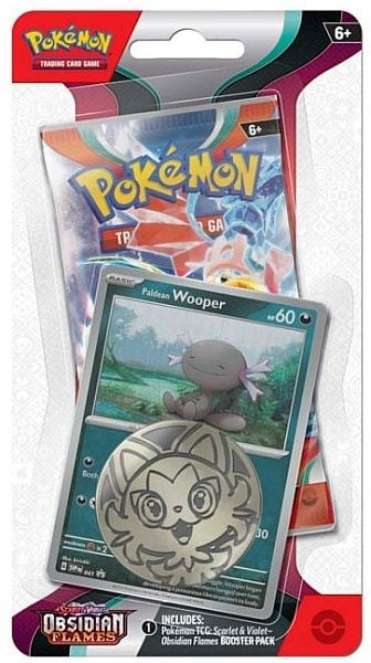 Pokemon Scarlet & Violet – Obsidian Flames - Checklane Blister (POK85519)