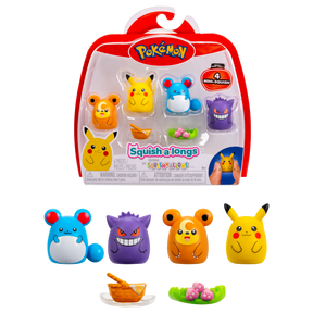 Pokémon - Squishalongs 4 PK Pikachu/Gengar (SQAL0069) Pokémon