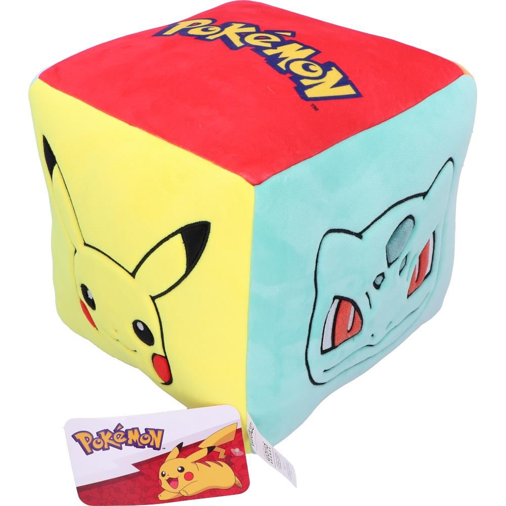 Pokémon Starter Cube Cushion 25cm Nemesis Now