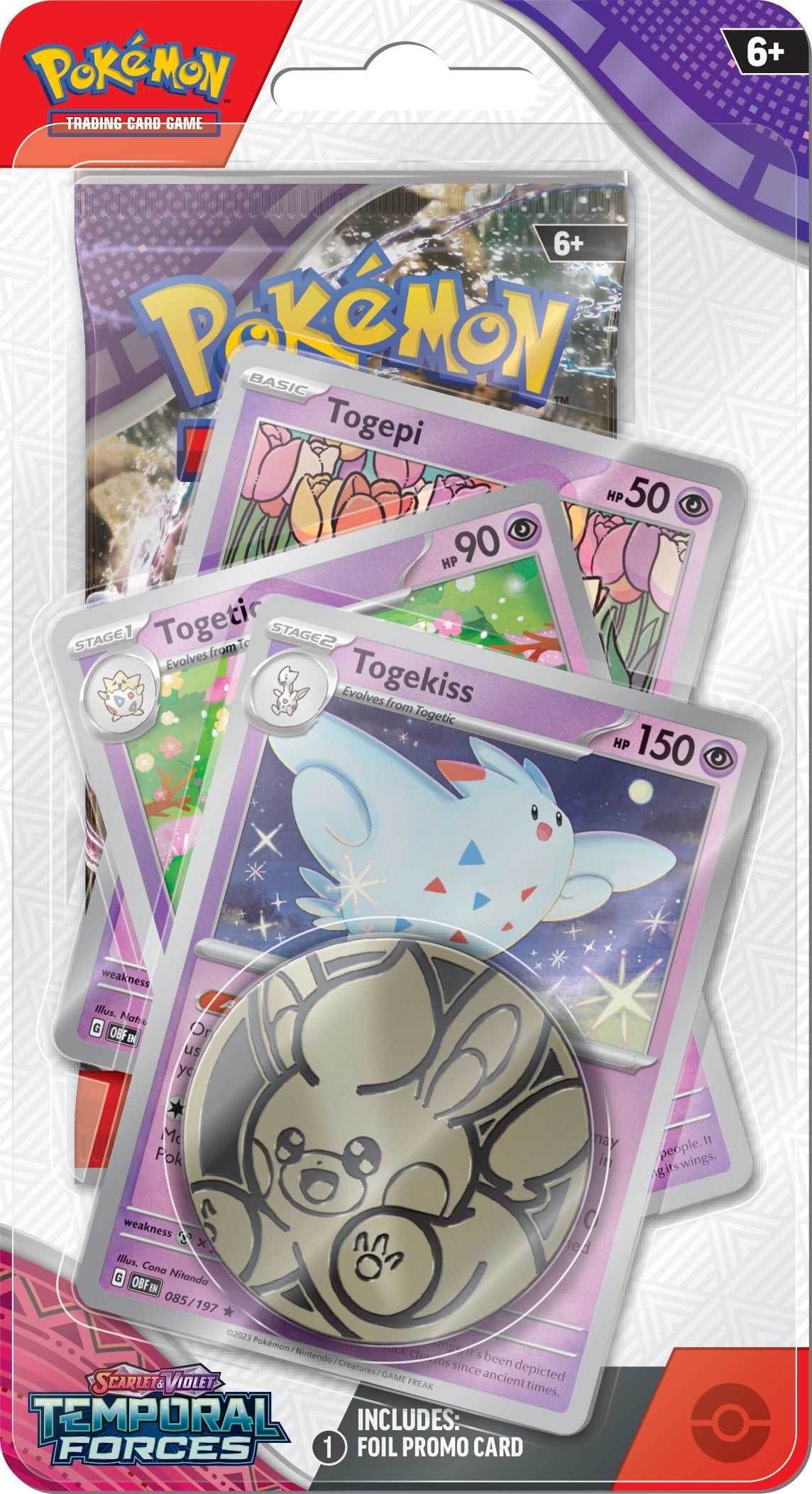 Pokémon - SV5Temporal Forces Premium Checklane - Togekiss (POK85654) Pokémon