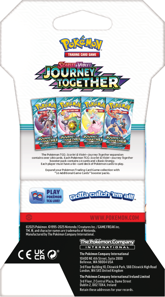 Pokémon - SV9Journey Together Premium Checklane Blister (POK10352)