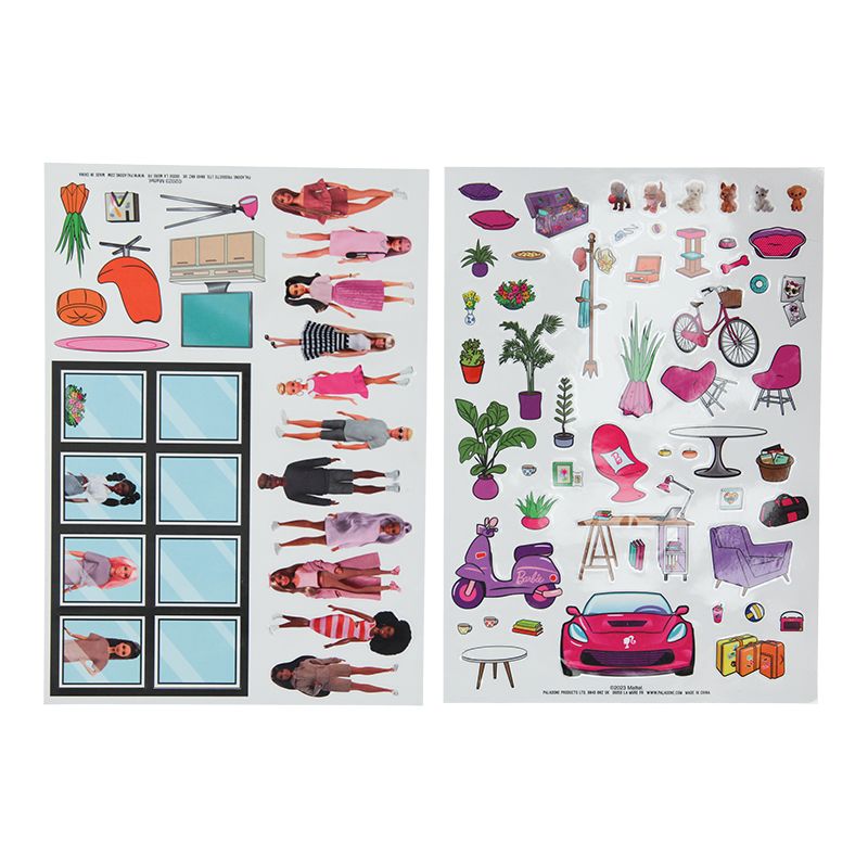 BARBIE DREAMHOUSE LYS MED KLISTERMÆRKER