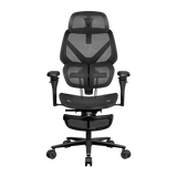 ThunderX3 FLEX Pro Footrest kontorstol - sort mesh