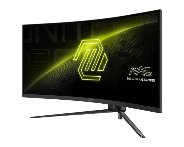 MSI MAG 345CQRDE – 34″ ultrawide-gamingskærm, 180 Hz – forside