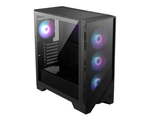 MSI MAG FORGE 321R AIRFLOW ATX-kabinet – sort