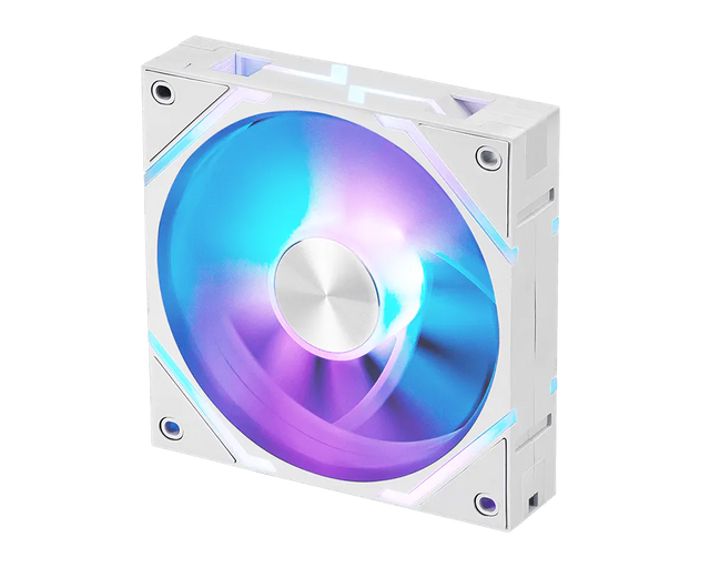 MSI MPG EZ120 ARGB 120 mm kabinetblæser - hvid, 1 stk.