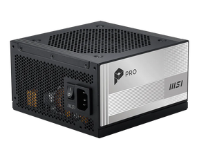 MSI PRO A850PL PCIE5 850 W strømforsyning - 80 PLUS Platinum