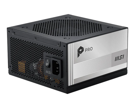 MSI PRO A850PL PCIE5 850 W strømforsyning - 80 PLUS Platinum