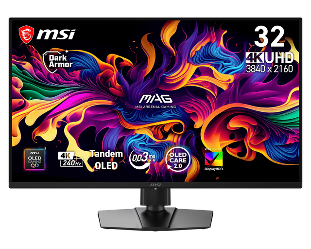 MSI MAG 321UPDE QD-OLED X24 – skærm