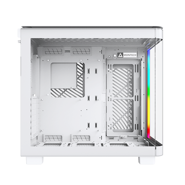 Montech King 95 Weiß - gebogenes Glas