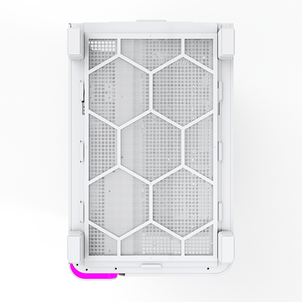 Montech King 95 Weiß - gebogenes Glas