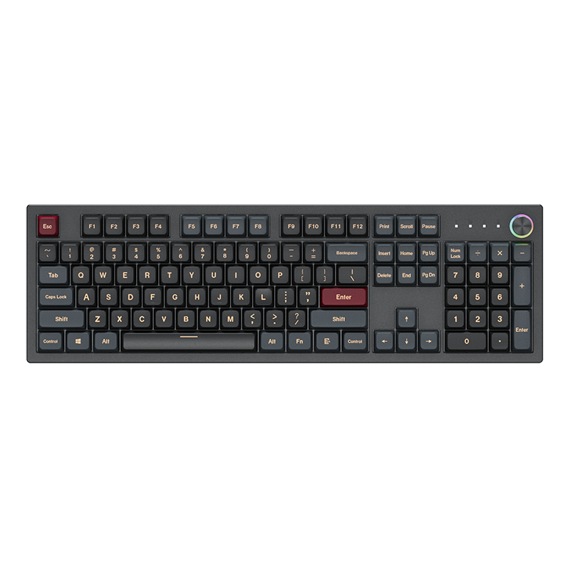 Montech MKey Fullsize Darkness - Gateron G Pro 2.0 Rød - Nordic - Blå/Hvid