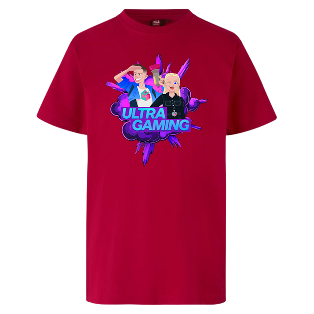 Ultra Gaming Tee - Rød Ultra Gaming