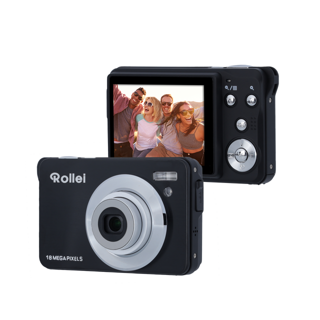 Rollei Compactline 880 – kamera set forfra og bagfra